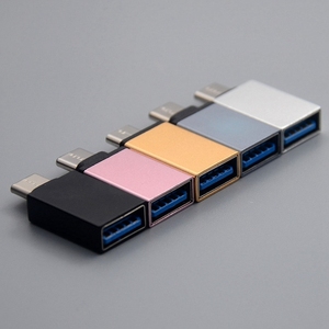 Adaptador USB 3,0 hembra A tipo C macho, convertidor de datos USB A USB C