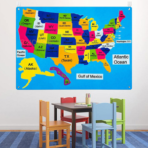 Đầu Học Tập Giáo Dục Đồ Chơi Cho Trẻ Em Hoa Kỳ Lớp Học Bản Đồ Cảm Thể-Hội Đồng Quản Trị Cho Trẻ Mới Biết Đi - Product Image 2