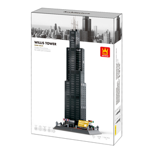 5228シカゴランドマークカスタムビルディングブロックウィリスタワービルディングブロックアーキテクチャクリエイティブコンストラクトMOCブリックfor Kids