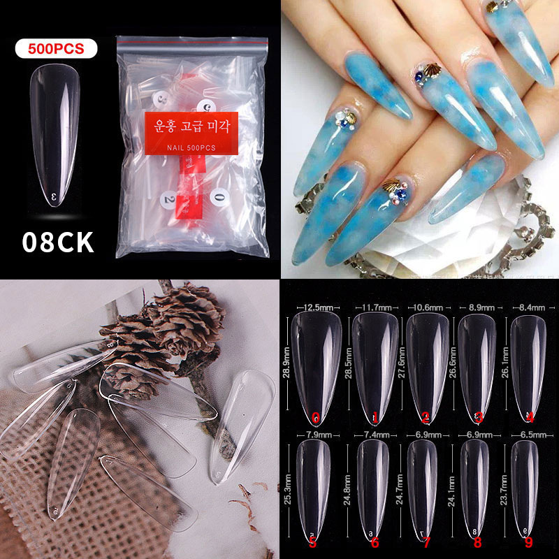 #15Clear 500pcs