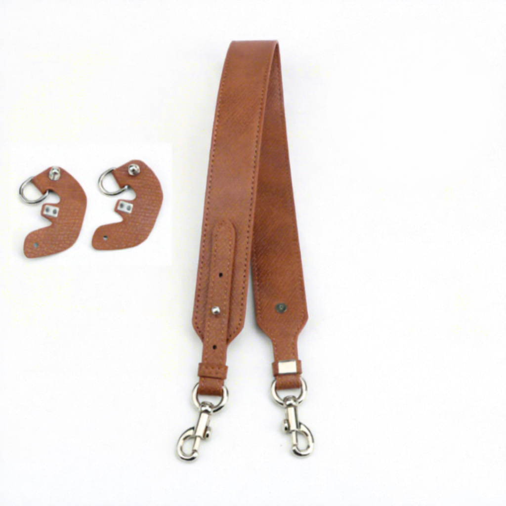 paquet de boucles courtes en argent cognac