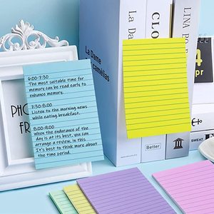 Venta al por mayor de impresión personalizada barata promocional mini lindo Bloc de notas Logotipo de dibujos animados adhesivo lectura blocs de notas - Product Image 6