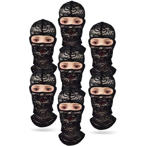Lot de 7 - Masque intégral noir