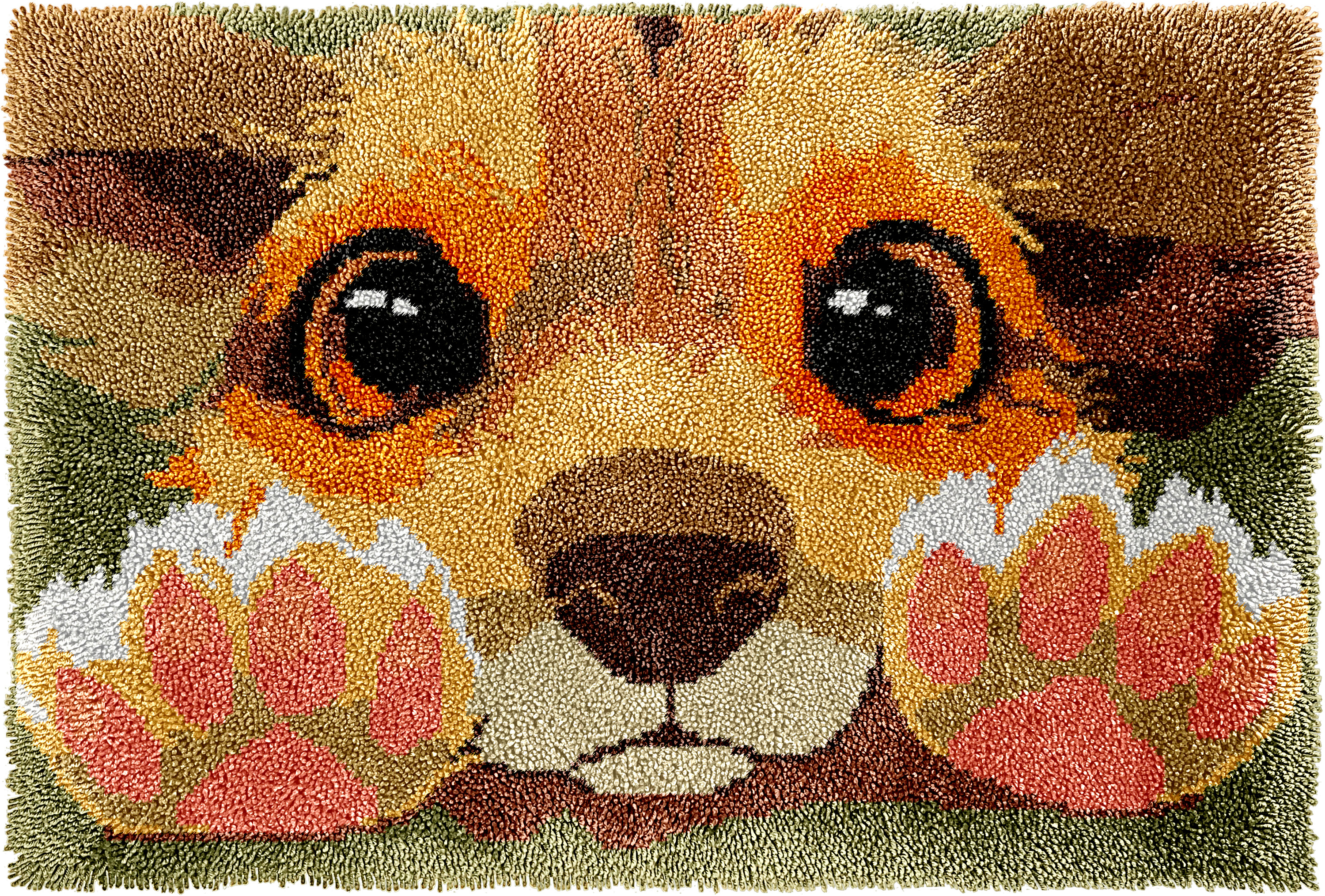 Kit de tapis à crochet pour chien