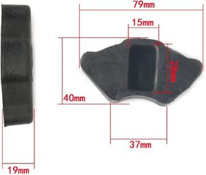 Xe Máy 125cc phía sau bánh xe van điều tiết cao su cho Yamaha ybr125 - Product Image 2