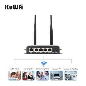 4 cổng LAN Router không dây 2.4G 300Mbps 4G Home <span class=keywords><strong>Gateway</strong></span> Router Tường Gắn Ăng-ten Wifi router 4G LTE với khe cắm thẻ Sim - Product Image 2