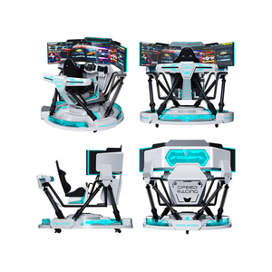 Simulador de conducción dinámica 3D VR para interiores, máquina de juego, simulador de carreras de coches de realidad Virtual de Metal - Product Image 6