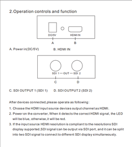 <strong>HDMI</strong> to SDI With Power Adapter Mini 3G HD SD-SDI Video Micro <strong>Converter</strong> With USB Power <strong>HDMI</strong> Switcher to SDI - Product Image 6