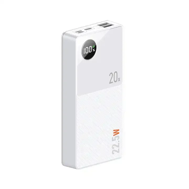 Outdoor Mobiele Power Bank 30000Mah Mini Draagbare Oplader Ultra Slanke Hoge Capaciteit Power Banks Voor Mobiele Telefoon