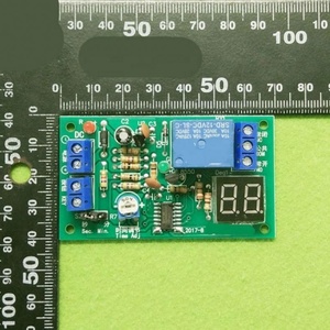DC 12 V Dynamisches LED-Display Countdown-Timer Zeitverschiebeschalter Zeitschalter Modul einstellbar 1~99 Sekunden 1~99 Minuten - Product Image 2