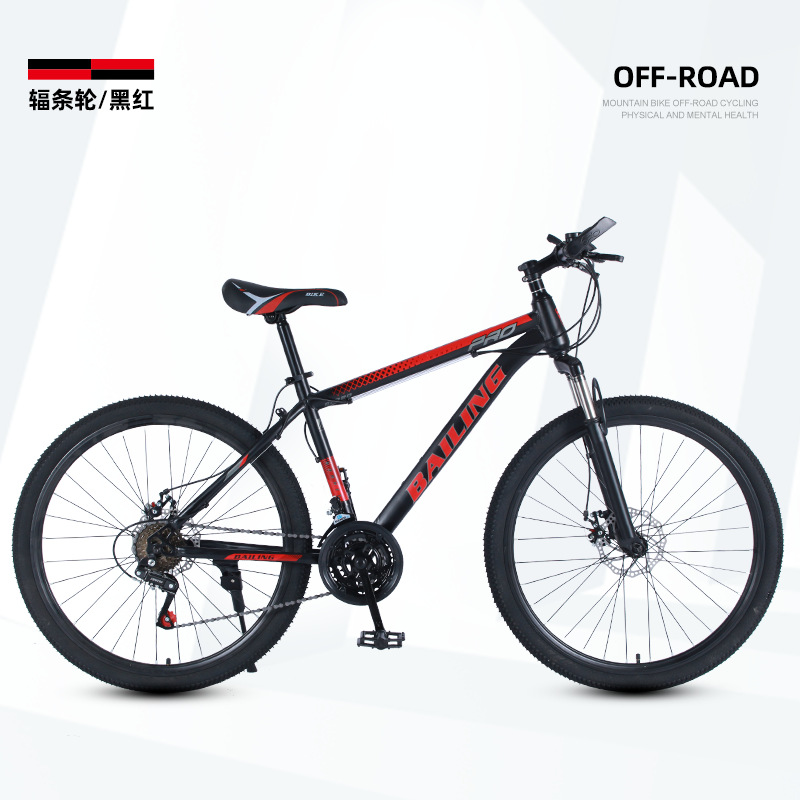 Gift car black and red spoke wheels