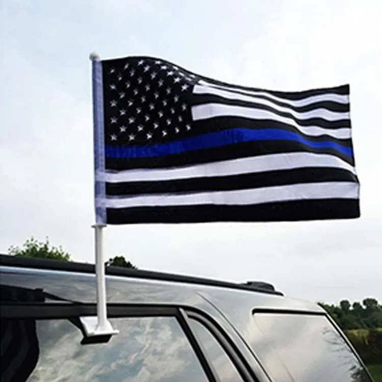 Promoción de poliéster de alta calidad, banderas de ventana de coche personalizadas baratas, Bandera de coche colgante, coches de bandera de países