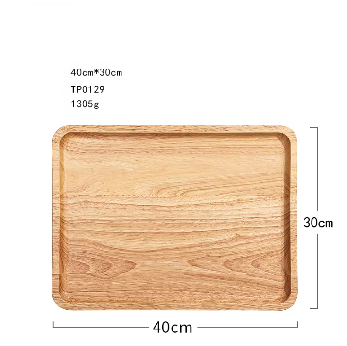Madera maciza rectangular 40*30cm