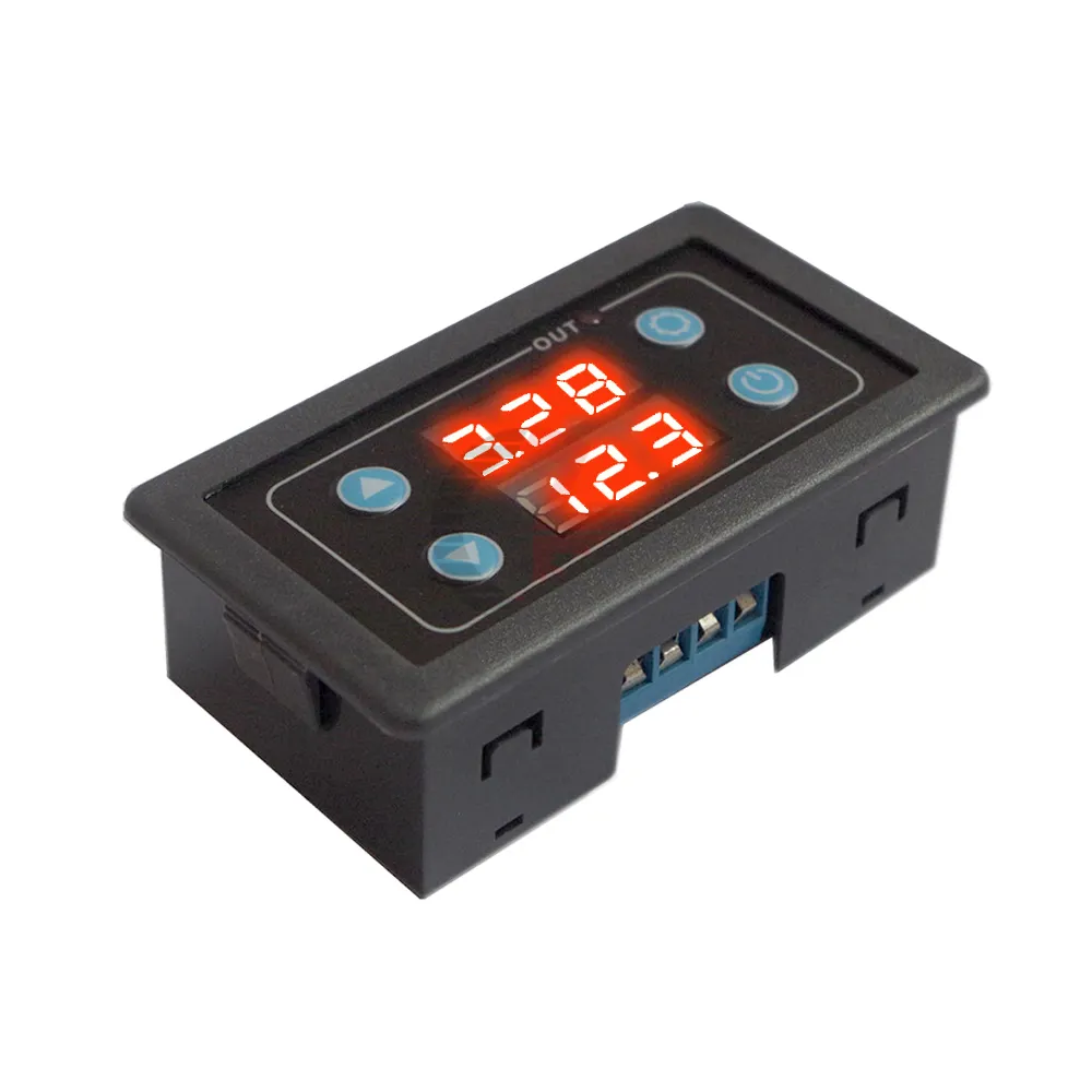 5V 12V 24V 110V 220V Digitale Timer di Ritardo Relè Interruttore Modulo Doppio Display di Controllo di Potenza per la Casa Auto HA CONDOTTO LA Luce