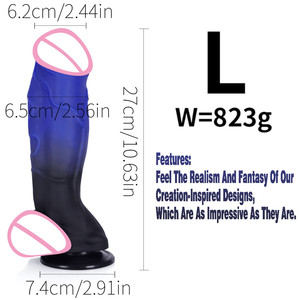 Xl Sexy Silicone Dildo grande cazzo enorme pene G-Spot stimolazione donna masturbatore - Product Image 5