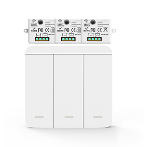 SIXWGH RF433Mhz casa Wireless LED interruttori luce 3 Gang Push pulsante pannello a parete 10A 220V interruttore regolatore elettrico - Product Image 1
