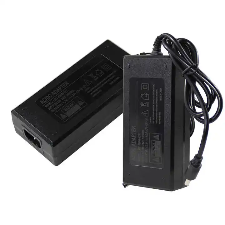 Alimentation 12v 3a 5a 24v 10a 2a Ac Dc 1a Alimentation de bureau pour ordinateur portable vers connecteur Iec Adaptateur secteur