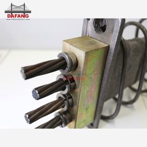 S3 S4 S5 Anchor Block Prestressed Flat Shape Head Wedge for Pc <strong>Strand</strong> - Product Image 1