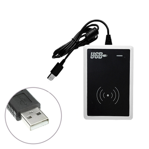 Programador de tarjeta USB RFID de proximidad de 13,56 MHz, máquina codificadora de llave de tarjeta de Hotel para tarjetas de Hotel