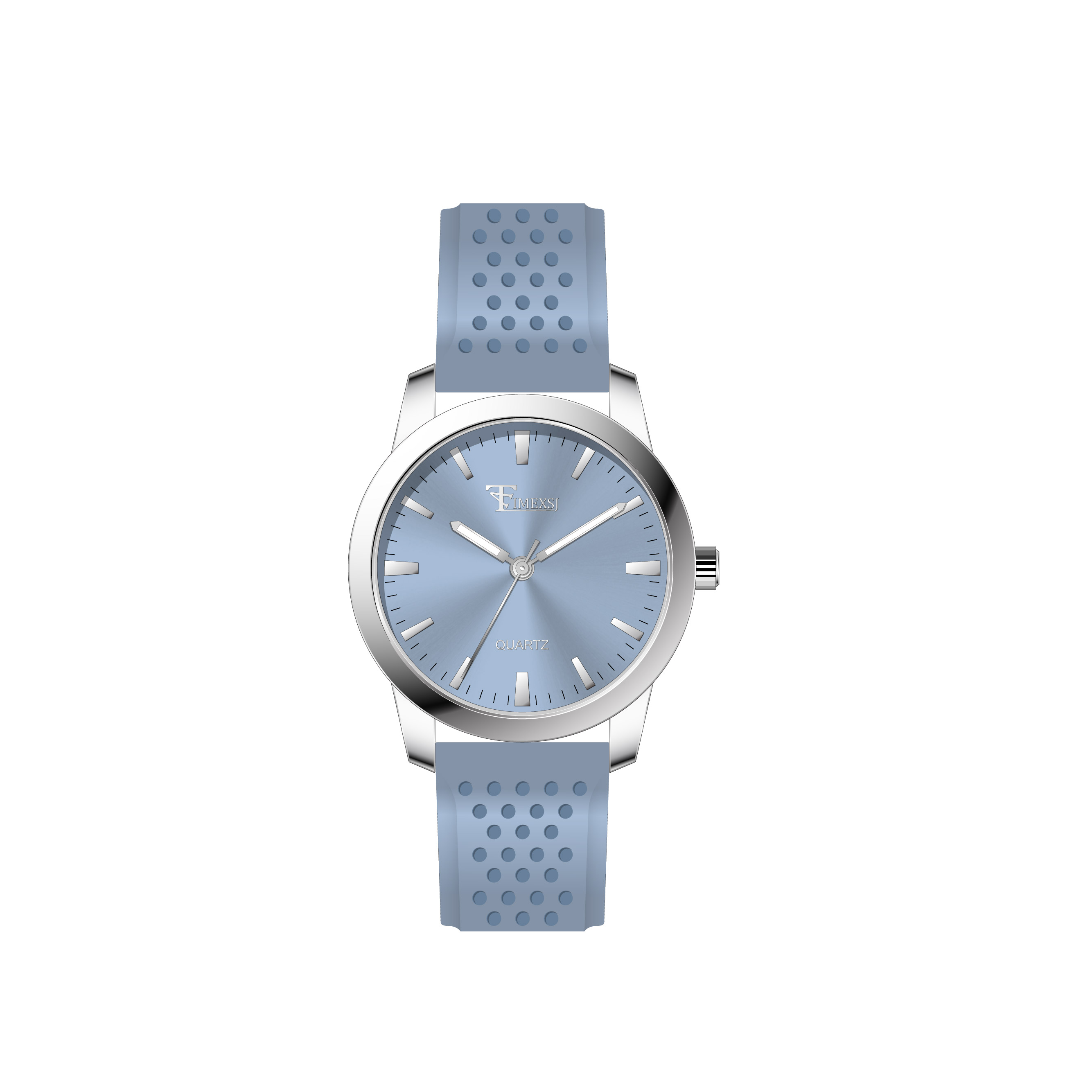 Silver +Light blue