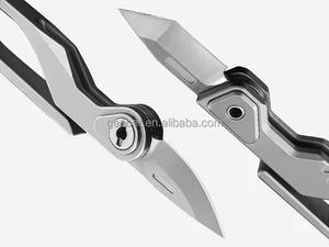 New Arrival Titanium EDC Mini Folding Knife M390 Steel As Box <strong>Cutter</strong> with <strong>Key</strong> Chain Hole for Outdoor and Everyday Life - Product Image 4