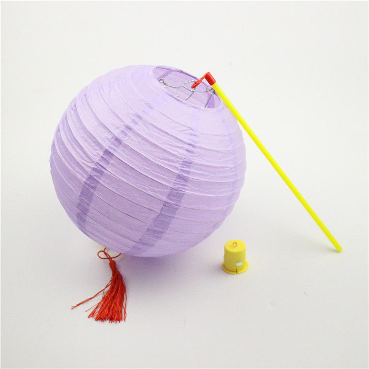 Lanterne 8 pouces violette