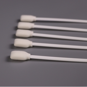 Tamponi sterili rettangolari in schiuma senza lanugine testina per la pulizia tampone solvente in schiuma