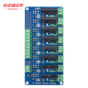 Modulo relè DC5V/12V/24V modulo relè 8 canali ad alto livello a stato solido AC240V 2A opzionale scheda blu 2A DC controllo AC per Arduino - Product Image 3