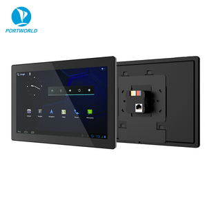 Portworld 10 inç akıllı otel dokunmatik ekran sıcaklık kontrolü KNX Panel duvar merkezi kontrol cam akıllı KNX anahtarı - Product Image 2