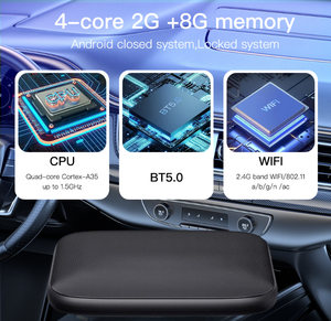 3 1 özel 2 + 8G Metal sınır tarzı Android 8 araba sihirli akışı AI kutusu bağlar kablosuz Apple Audi yeni oto elektroniği - Product Image 3
