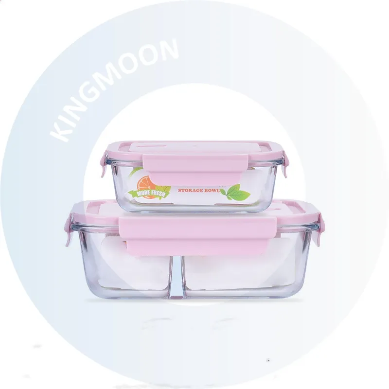 2023 New product ideas Freshware Food Storage Containers High Borosilicate Glass Containers with Lids for Lunch