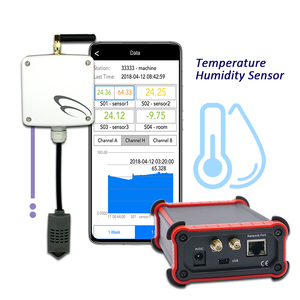 Smart temperature measurement Iot Lora Wan Wireless <strong>Sensor</strong> Temperature <strong>Humidity</strong> Data Recorder Controller - Product Image 1