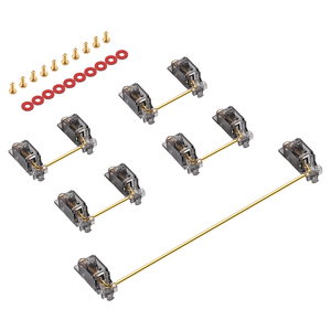 Vite di montaggio su PCB fumé negli stabilizzatori Pre-tagliati con tastiera stabilizzatrice V2 a vite con filo Non gocciolante brevettato - Product Image 2