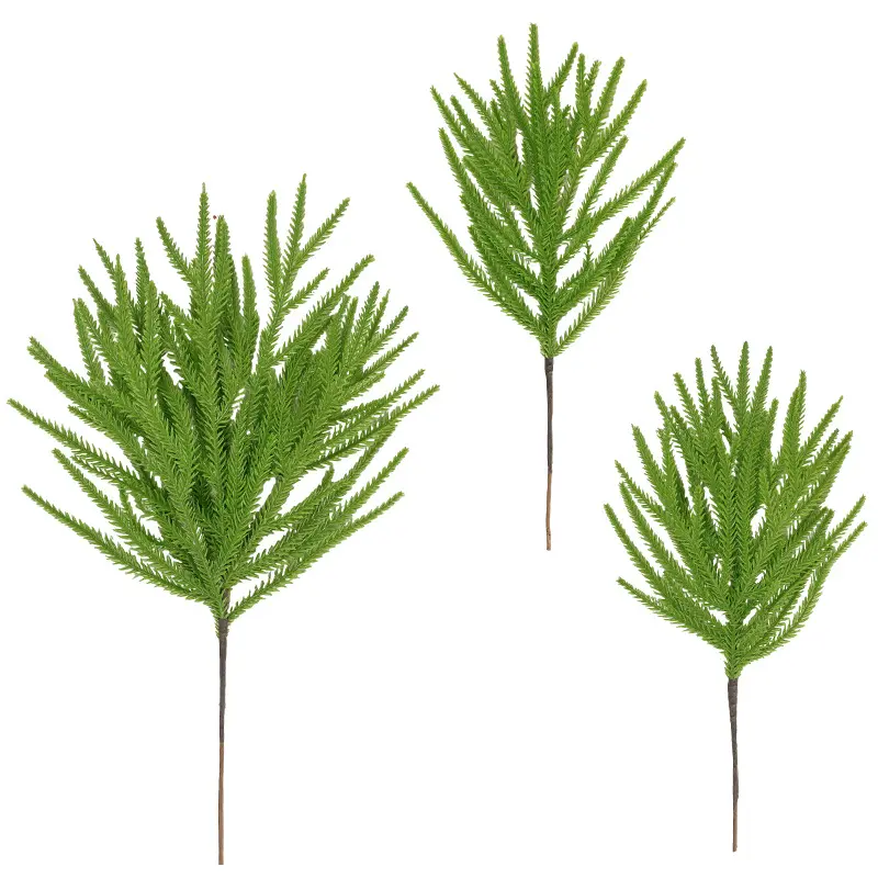 Christmas Pine Branch Artificial Tree Leaves for Vase Embellishing Home Garden Decoration Evergreen Pine Tree Branches
