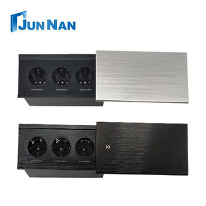Smart Life Electricity Toma de corriente multifuncional para reuniones de escritorio Toma de corriente de mesa de aleación de aluminio UK US EU AU Enchufe de carga - Product Image 1