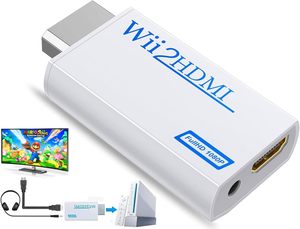 CHS Goodlive Wii to HD Converter/Adapter 1080p Output <strong>Video</strong> 3.5mm <strong>Audio</strong> Supports All Wii Display Modes <strong>USB</strong> DC <strong>Input</strong> White Color - Product Image 2