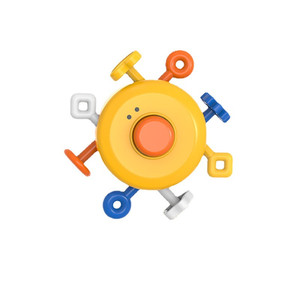 0-3 Years Old Baby Push and Pull Interactive <strong>Toy</strong> With Interesting Sound ABS Plastic Finger Exercise <strong>Toy</strong> - Product Image 1
