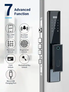 Biometrico Tuya app Smartphone WiFi scheda di codice digitale Smartphone telecomando impronta digitale serratura smart porta