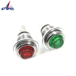 Nhà Máy Giá ds101 mini Kim Loại push button chuyển 8 mét Red Green 2pin 1NO - Product Image 1
