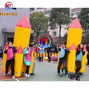 Açık takım bina olay kullanımı şişme uzay gemisi/çocuklar ve yetişkinler için PVC roket yarış oyunu - Product Image 5