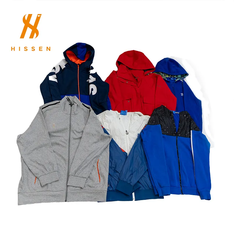 Roupas premium para uso doméstico, moletom com capuz de marca, fardos, roupas esportivas e jaquetas japonesas usadas