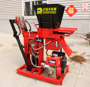 DF2-25 Clay Brick <strong>Machine</strong> <strong>Manual</strong> Compressed Earth <strong>Block</strong> <strong>Machine</strong> Price Semi Automatic Eco Brave <strong>Interlocking</strong> Brick <strong>Making</strong> <strong>Machine</strong> - Product Image 2
