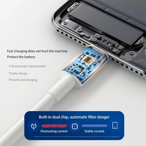 1M cep telefonu süper şarj cihazı kablo USB C kablo süper hızlı şarj kablosu kablo USB a tipi C tel cep telefonu veri kablosu - Product Image 5