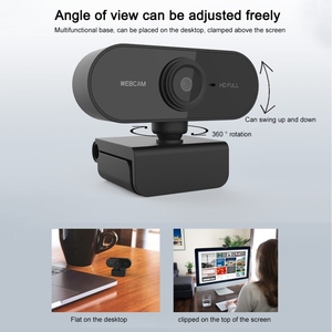 HD Webcam 1080P Datenschutz abdeckung Web kamera mit Mikrofon Computer kamera Desktop-Konferenzen für Zoom/Skype/Teams - Product Image 2