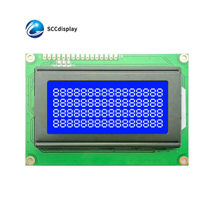 Toptan lcd ups güç ekran 1604A STN mavi 5.0V güç kaynağı ST7066 sürücü 1604 karakter cob lcd ekran modülü