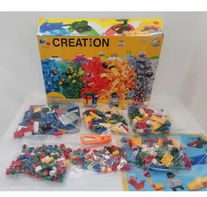 Bloques de construcción grandes para niños, bloques de construcción para niños, juegos de bloques de construcción Moq bajo, juego de 550 piezas - Product Image 6