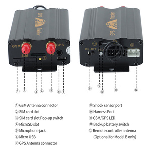 Inmovilizador de encendido Gps Tracker 4G Rastreador GPS Coban Tk103 TK103B Seguridad del coche Celular móvil SMS Alarma Mensaje Baanool Iot App - Product Image 3