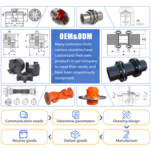 Tùy Chỉnh Sản Phẩm Mới Cấu Trúc Đôi Sao Khớp Nối Thép Cao Su Linh Hoạt Hàm Khớp Nối Cho Các Cửa Hàng In Ấn Hỗ Trợ OEM - Product Image 6
