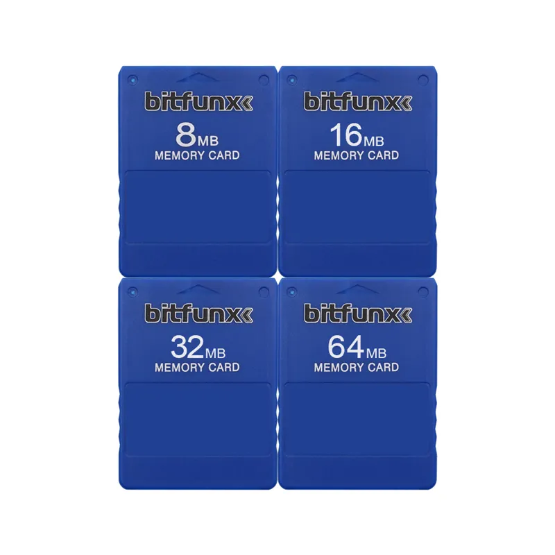 Carte de stockage de données de jeux de conception moderne 8 Mo/16 Mo/32 Mo/64 Mo Carte mémoire pour Sony Playstation 2 PS2