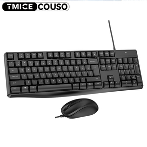 Full Size 104 Keys Ergonomic <strong>Keyboard</strong> <strong>Mouse</strong> Combo Multimedia Teclado Y <strong>Mouse</strong> <strong>Computer</strong> USB Wired Office <strong>Keyboard</strong> and <strong>Mouse</strong>